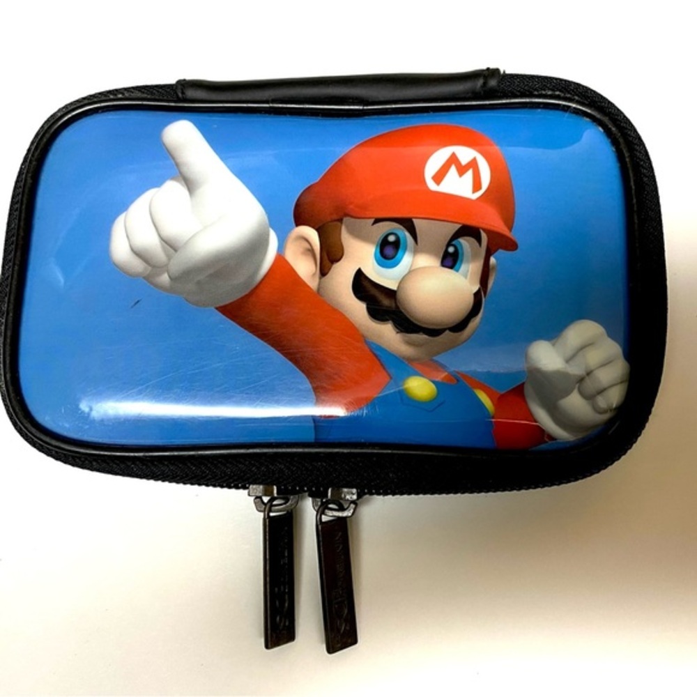 NINTENDO DS | Official Mario Bros. carry case | 3 game pouches